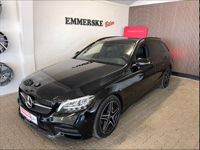 Mercedes-Benz C220 d AMG Line stc. aut. (2019), 129.600 km, 4.495 Kr.