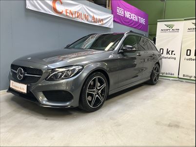 Mercedes-Benz C220 2,2 AMG Line stc. aut. 5d 170hk (2018), 271,000 km, 239,900 Kr.