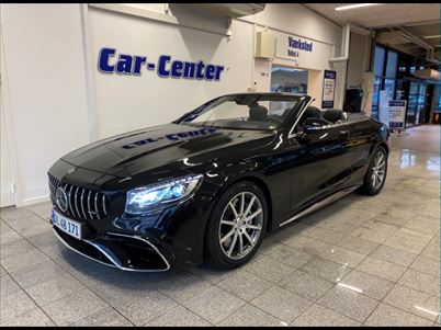 Mercedes-Benz S63 4,0 AMG Cabriolet aut. 4Matic+, 47.500 km, 1.180 Kr.