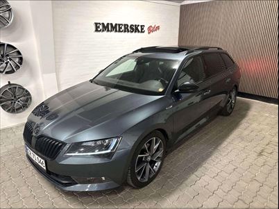 Skoda Superb TDi 190 Sportline Combi DSG (2016), 215,000 km, 189,900 Kr.