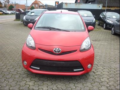 Toyota Aygo 1,0 VVT-I T2 Air+ 68HK 5d (2012), 105.000 km, 51.000 Kr.