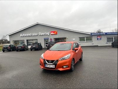 Nissan Micra IG-T 90 Acenta Comfort (2017), 91.000 km, 69.800 Kr.