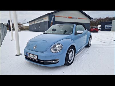 VW Beetle 1,2 TSi 105 Cabriolet (2015), 133.100 km, 155.000 Kr.