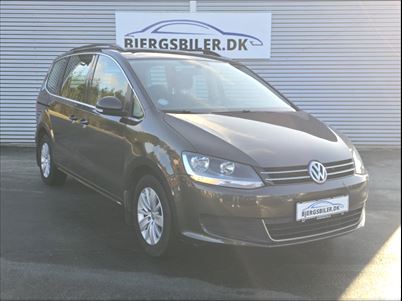 VW Sharan TDi 140 Comfortline DSG BMT 7prs (2015), 198.000 km, 149.900 Kr.