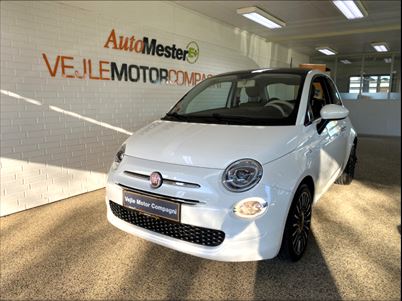 Fiat 500 TwinAir 80 Lounge (2018), 82.000 km, 94.900 Kr.