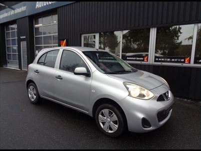 Nissan Micra 1,2 Visia 80HK 5d (2013), 165.000 km, 37.500 Kr.
