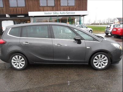 Opel Zafira TOURER 1.4 T 140 HK COSMO ECO 7 PERSONER (2012), 185.000 km, 159.900 Kr.