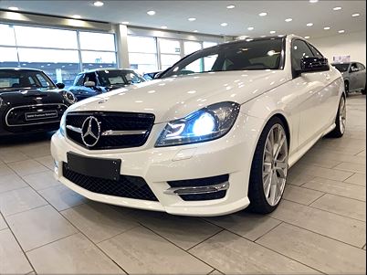 Mercedes-Benz C220 CDi AMG Line Coupé aut. BE (2014), 168.000 km, 164.900 Kr.