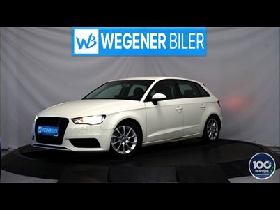 Audi A3 TFSi 180 Attraction Sportback (2015), 125.000 km, 114.900 Kr.