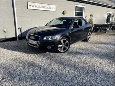 Audi A3 1,4 Tfsi 125 hk S-line Cabriolet (2012), 134,000 km, 159,900 Kr.