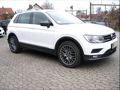 VW Tiguan 2,0 TDI 150 Highline DSG Van 5s (2019), 94.000 km, 198.900 Kr.