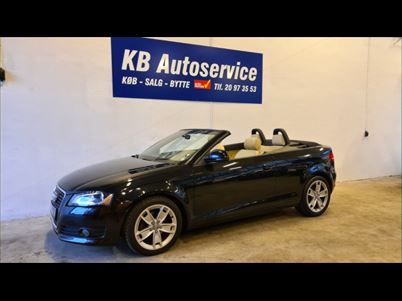 Audi A3 TFSi Ambition Cabriolet (2009), 14.000 km, 169.700 Kr.