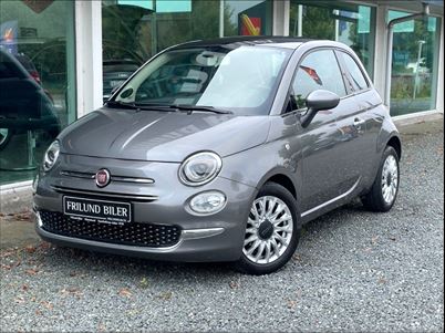 Fiat 500 TwinAir 80 Popstar (2015), 76.000 km, 69.900 Kr.