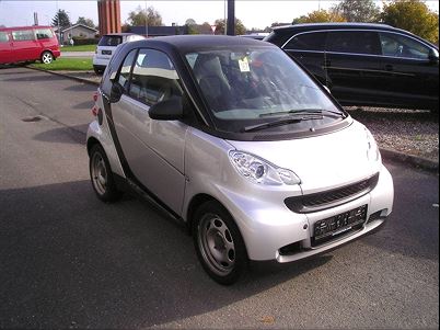 Smart Fortwo 1,0 Pure 61 3d (2008), 99.000 km, 47.500 Kr.
