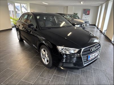 Audi A3 1,6 TDI 110 Sportback 5d Automatgear (2017), 177.000 km, 129.700 Kr.