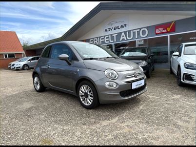 Fiat 500 0,9 Popstar 80HK 3d (2016), 77.000 km, 59.800 Kr.