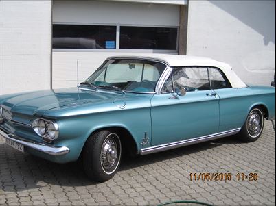 Chevrolet Corvair Turbo charger 150 hk (1963), 169.000 Kr.